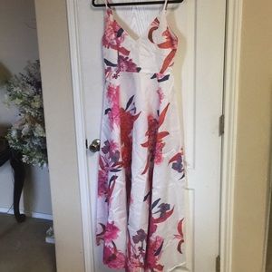 White floral dress size small